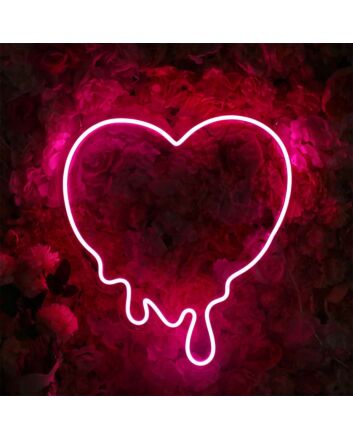 Melting Heart Neon Sign