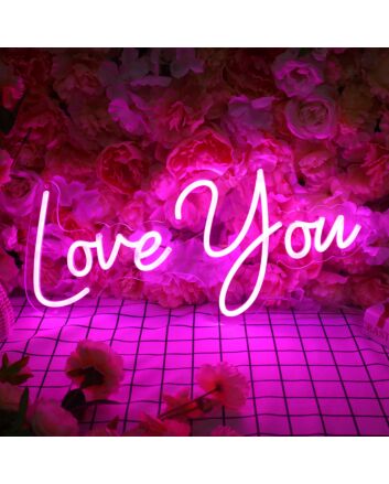 Love You LED Neon Sign