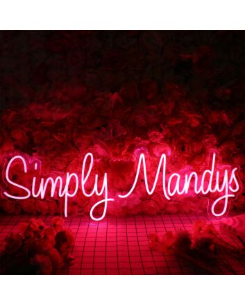 Simply Mandys Neon Sign