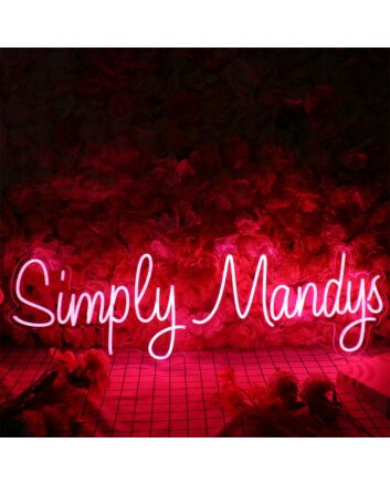 Simply Mandys Neon Sign