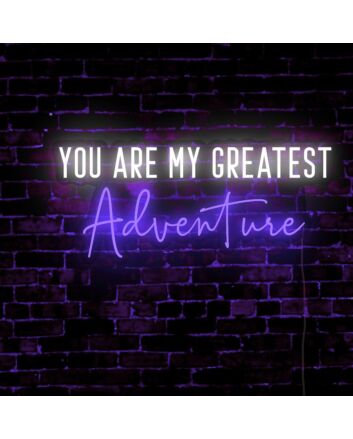 You Are My Greatest Adventure LED Light Sign