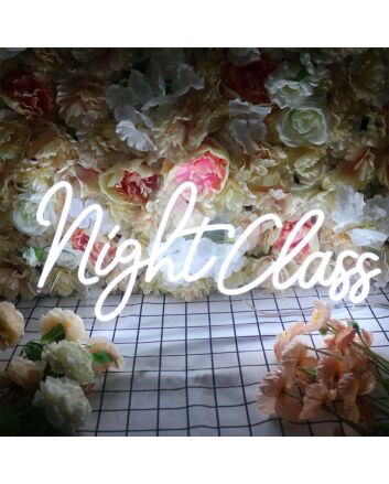 Night Class Neon Sign