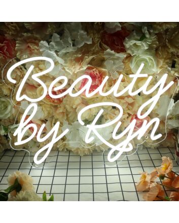 Beauty By Ryn Neon Sign