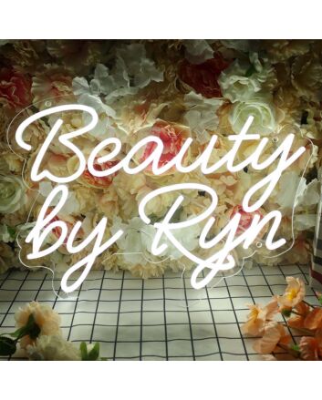 Beauty By Ryn Neon Sign