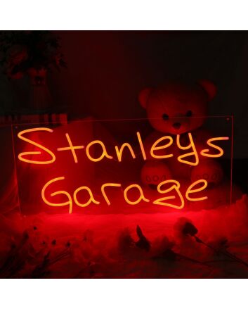 Stanleys Garage Neon Sign