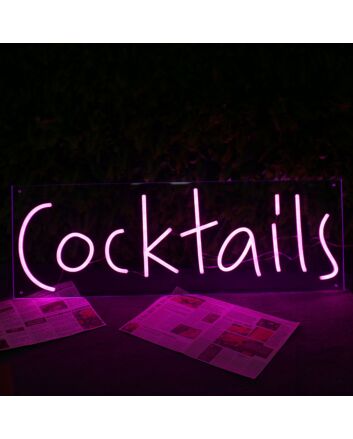 Cocktails Neon Sign