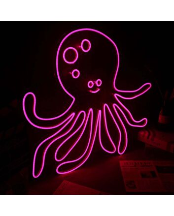 Octopus Neon Sign