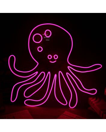 Octopus Neon Sign