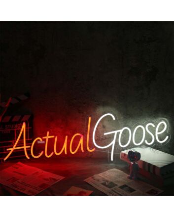 Actual Goose Neon Sign