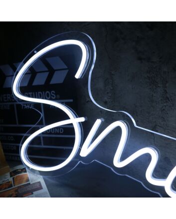 Smile Neon Custom Sign