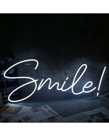 Smile Neon Custom Sign