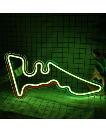 Austin City Map Neon Sign