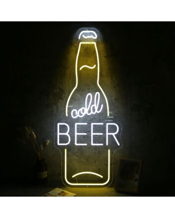Cold Beer Neon Sign