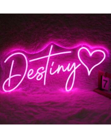 Destiny Pink Neon Sign