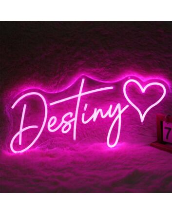 Destiny Pink Neon Sign