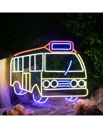 Hong Kong Yellow Bus Neon Sign