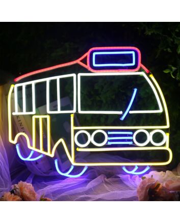 Hong Kong Yellow Bus Neon Sign