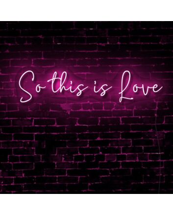 So This is Love LED Neon Sign