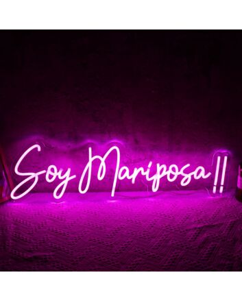 Soy Mariposa Neon Sign