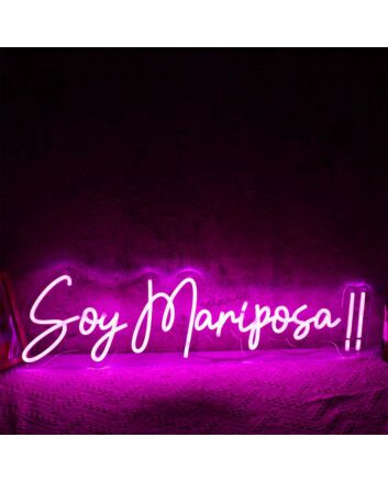Soy Mariposa Neon Sign