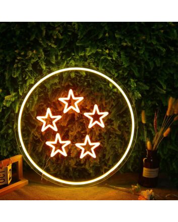 Five Stars Dragon Ball Neon Sign