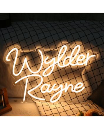 Wylder Rayne Neon Sign
