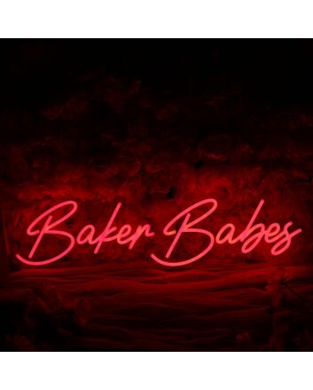 Baker Babes Red Neon Sign
