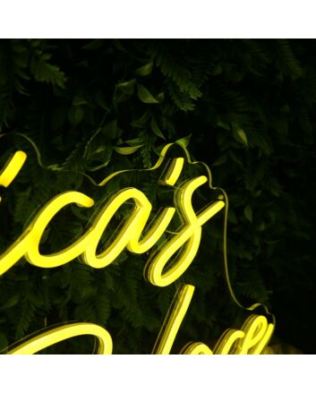 Monica&#039;s Pink Palace Neon Sign