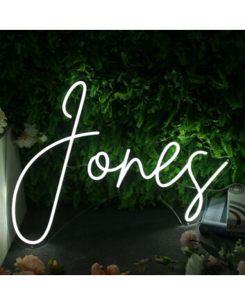 Tones White Neon Sign