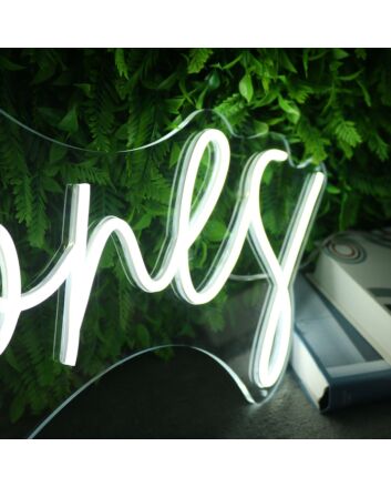 Tones White Neon Sign