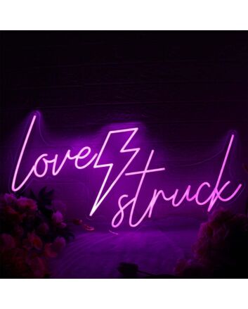 Love Struck Dark Purple Neon Sign