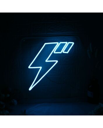 Blue Flash Custom Neon Sign