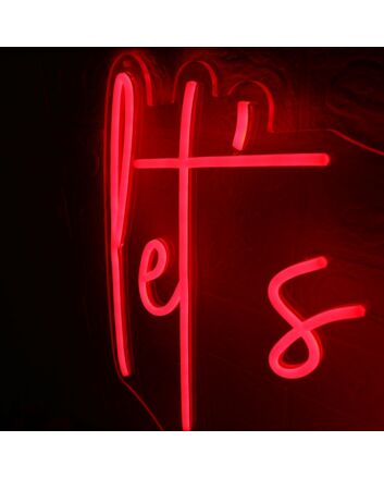 Let&#039;s Get Naked Red Neon Sign