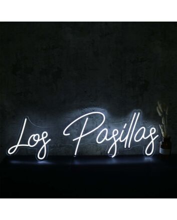 Log Pagillag White Neon Sign