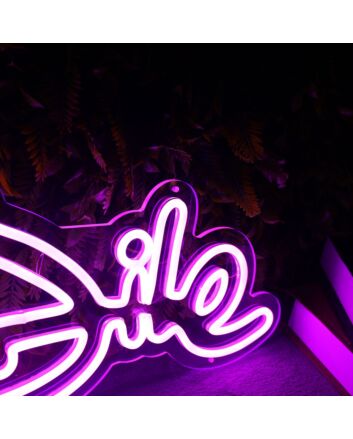 Dile Dark Purple Neon Sign