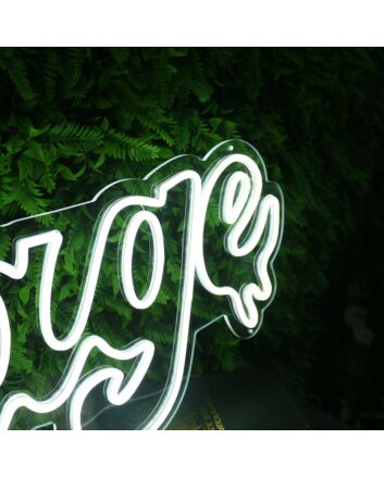 Vintage White Neon LED Sign