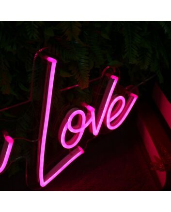 Drunk In Love Pink Custom Neon Sign