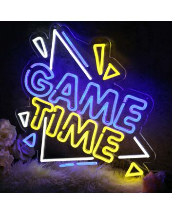 GAME TIME Custom Neon Sign