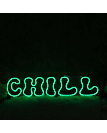 Chill Green Custom Neon Sign