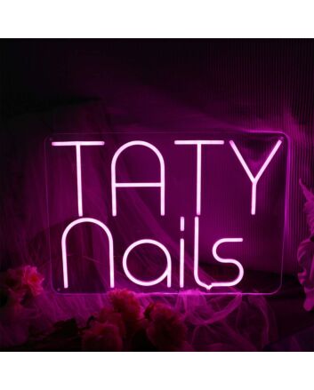 Taty Nails Neon Sign