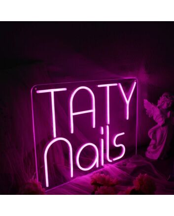 Taty Nails Neon Sign