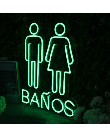 Banos Toliet Neon Sign