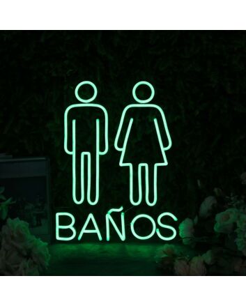 Banos Toliet Neon Sign