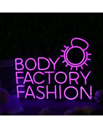 Body Factory Fashion Pink Neon Sign