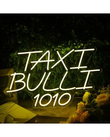Taxi Bulli 1010 Neon Sign