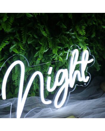 Prom Night White Neon Sign