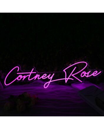 Cortney Rose Pink Neon Sign