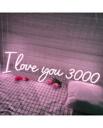 Eternal Love 3000 Times Neon Sign