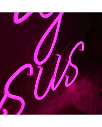 King Jesus Pink Custom Neon Sign