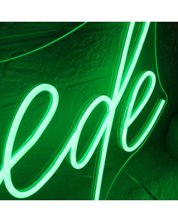 Gaede Green Neon Sign